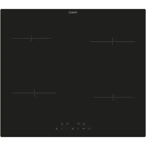 Plita incorporabila inductie Candy CI642CA, 4 zone de gatit, Touch Control, Functie Booster, 60 cm (Negru)