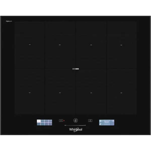 Plita incorporabila Whirlpool SMP 658C/BT/IXL, Inductie, Vitroceramica, 8 zone de gatit