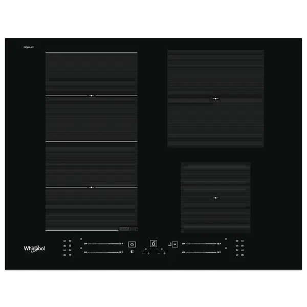 Plita incorporabila Whirlpool WF S9365 BF/IXL, Inductie, 4 zone de gatit