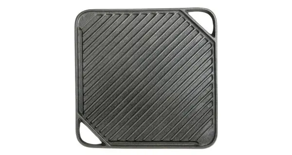 Plita universala din fonta cu 2 fete neteda si grill 26 x 26 cm Mr. Padelllas Activa 20020