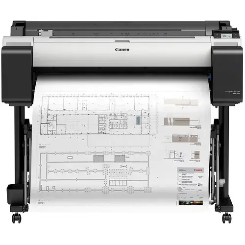 Plotter Inkjet Canon imagePROGRAF TM-350, A0, Color, 36inch, USB, Retea, Wireless (Negru)
