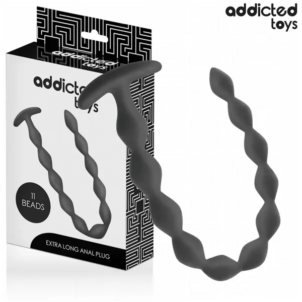 Plug anal ADDICTED TOYS – Extra Long Silicone Anal Plug, design progresiv extra-lung, silicon medical, 55 cm