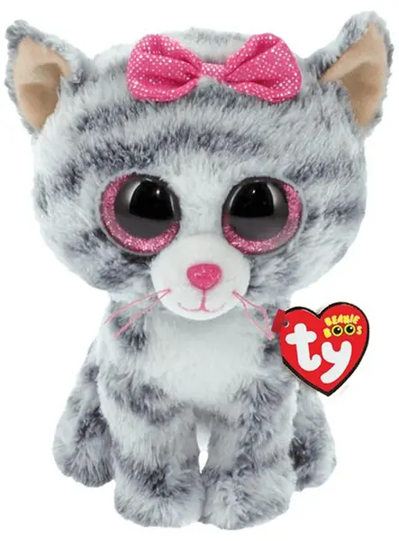 Plus TY Beanie Boos Kiki The Grey Cat 15cm (TY37190)