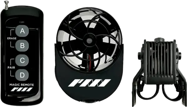 PMI RC Haze Fan Upgrade pack with RC Haze Fan + Fan Dock + Magic Remote, Kit cu ventilator, suport ventilator si telecomanda