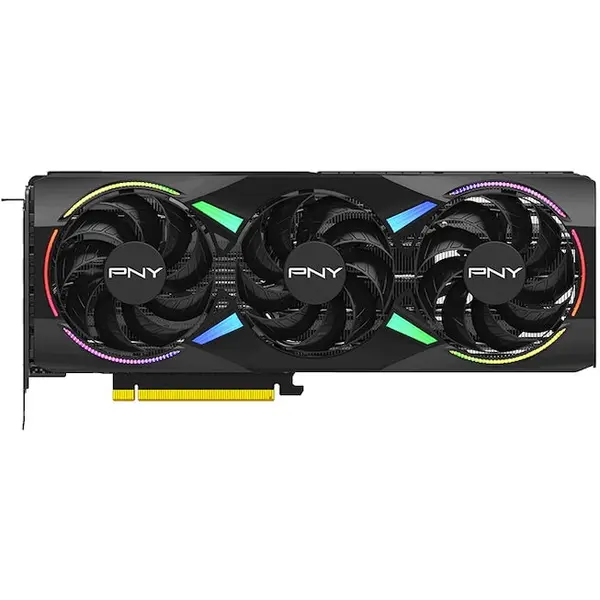 PNY Placa Video PNY GeForce RTX 5070 ARGB OC TRIPLE FAN, 12GB, GDDR7, 192 bit
