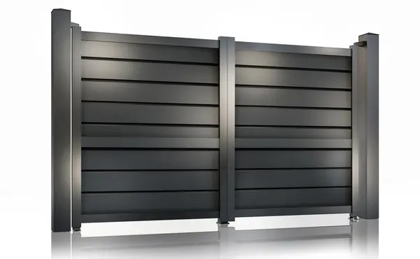 Poarta auto batanta Baldur Virtuoso, 3000x1800mm, aliaj aluminiu, gri antracit, cu accesorii, 50-826/7016