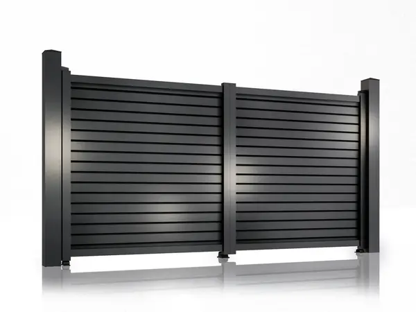 Poarta batanta Jaluzea Virtuoso, 3000x1800mm, gri antracit, aluminiu, 50-886/7016