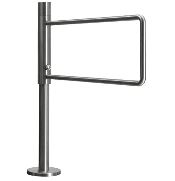 Poarta batanta unidirectionala, mecanica, din INOX, cu cheie, YK-PB-M-ZL