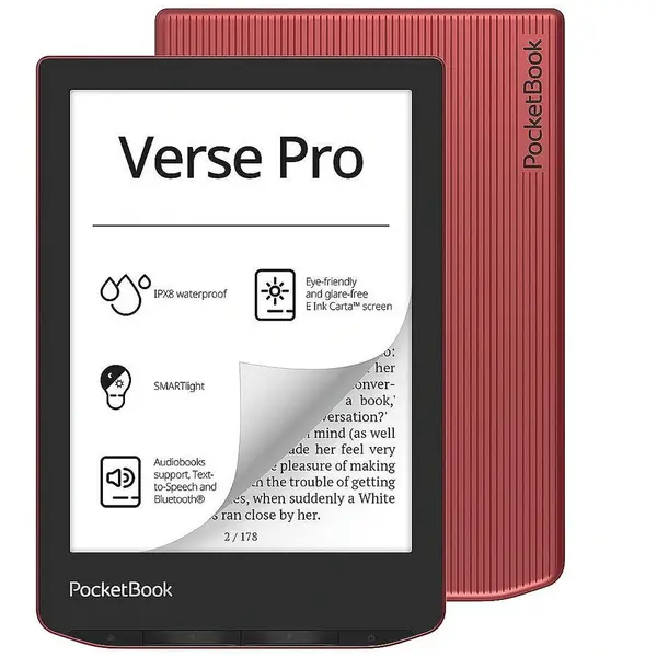 Pocketbook eBook Reader PocketBook Verse Pro PB634, 6inch, 16GB, Passion Red