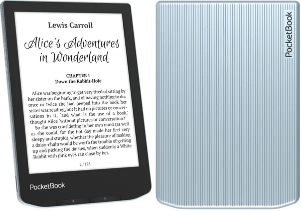 PocketBook - Verse cititor electronic, 6'', 512MB/8GB, Bright Blue
