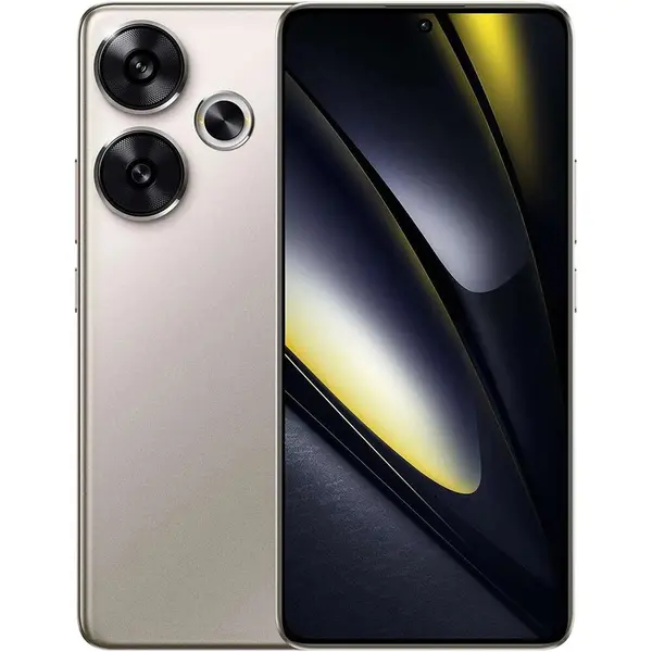 POCO Telefon mobil Poco F6, 8GB RAM, 256GB, 5G, Titanium