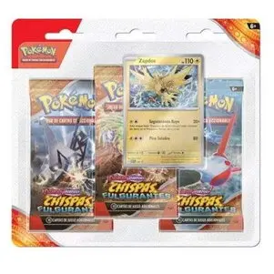 Pokemon Pokemon: Pokemon TCG - Scarlet Violet - Surging Sparks - 3 Pack Blister - ES (TCG)