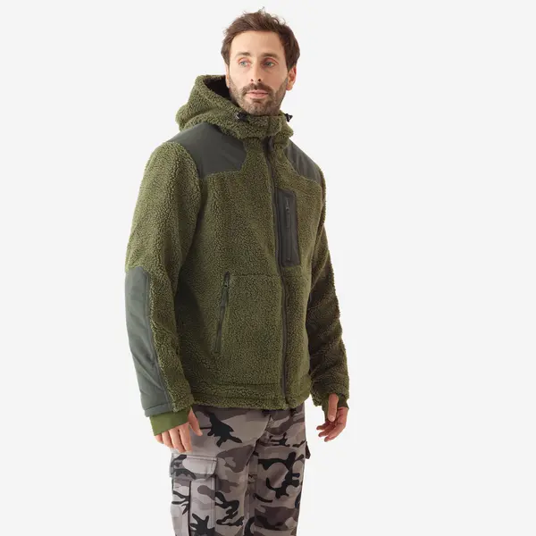 Polar călduros, pufos Sherpa 900 Verde