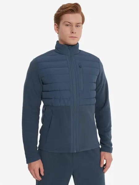 Polar M D Fleece Jumper With Fake Down
