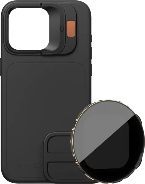 PolarPro Kit - LiteChaser iPhone 15 Pro Case Black + VND 3-5 Filter