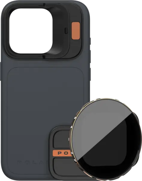 PolarPro Kit - LiteChaser iPhone 15 Pro Max Case Ocean + VND 3-5 Filter