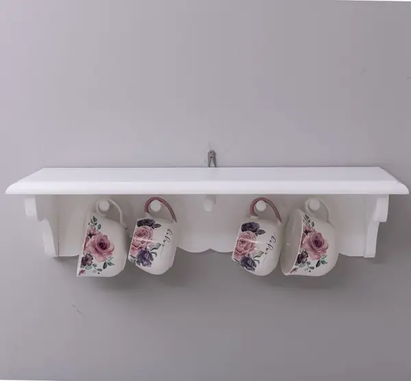 Polita cuier cu finisaj Vopsit