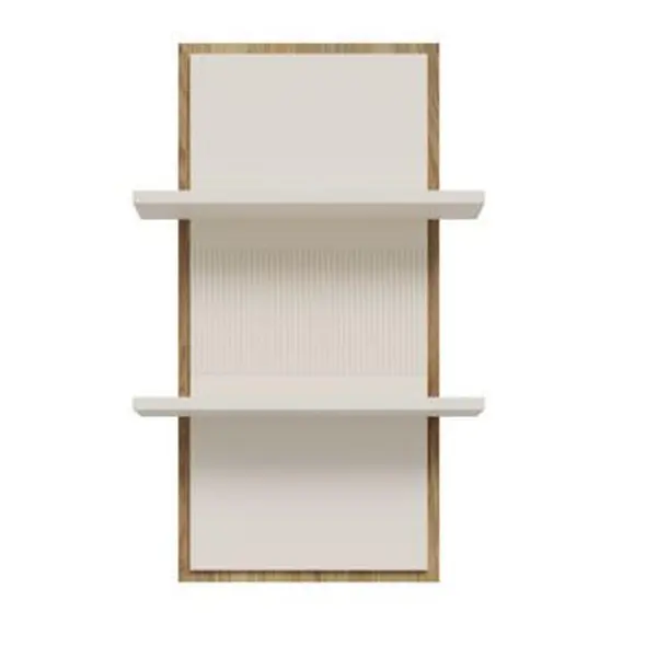 Poliță De Perete 60/96,5/23,4 cm, culoare lemn stejar, nisipiu
