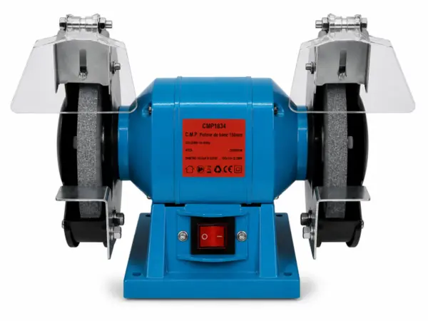 Polizor de banc Uralmash Campion, Diametru 150mm, 2950RPM, Buton On Off