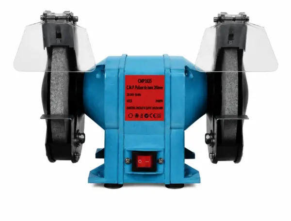 Polizor de banc Uralmash Campion, Diametru 200mm, 2950RPM, Buton On Off