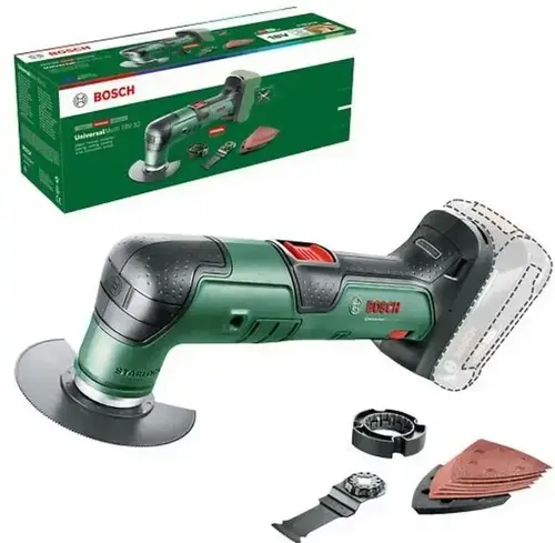 Polizor oscilant multifuncțional pe acumulator Bosch UniversalMulti 18V-32, fara baterie și incarcator