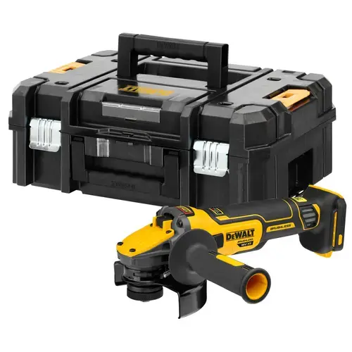 Polizor unghiular DeWALT DCG409VSNT-XJ, 18 V, 125 mm, Cutie transport TSTAK, Fara acumulator si incarcator
