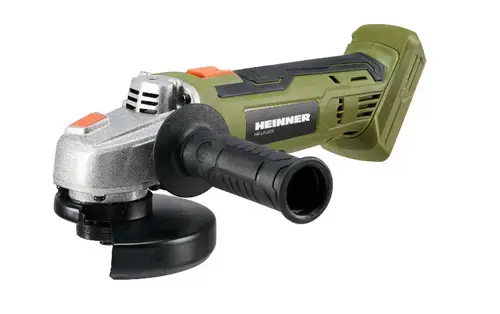 Polizor unghiular pe acumulator Heinner HR-LPU001, 18 V, 9500 RPM, Diametru disc 125 mm, Tehnologie OnePower, Fara acumulator/incarcator (Negru/Verde)