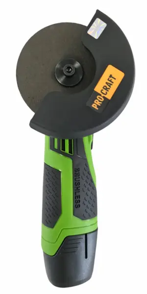 Polizor unghiular pe acumulator Procraft, 12V 2Ah, 76mm BRUSHLESS, 20000RPM (fara acumulator inclus)
