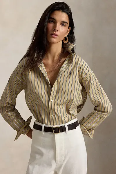 Polo Ralph Lauren cămașă pentru femei din bumbac