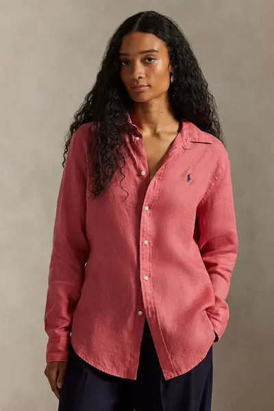 Polo Ralph Lauren cămașă pentru femei din in