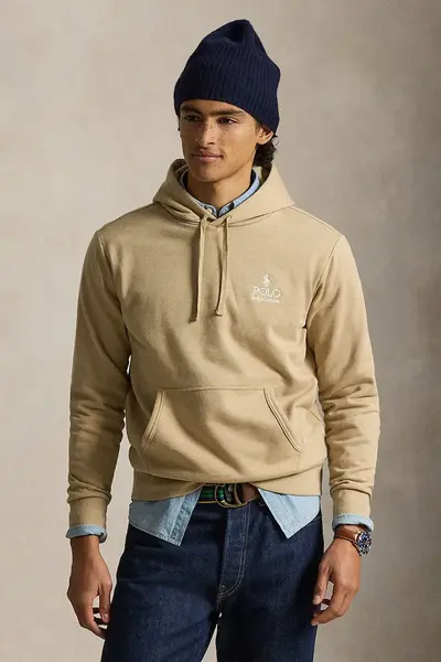 Polo Ralph Lauren hanorac cu glugă pentru bărbați cu bumbac