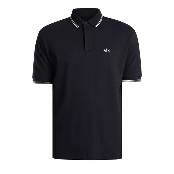 Polo shirt with collar line logo Xxl