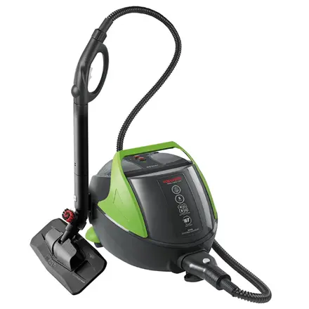 POLTI Aparat de curatat cu abur, Polti Vaporetto Pro 95_Turbo Flexi, 1100W, 31x44,5x30,5cm, Negru-Verde