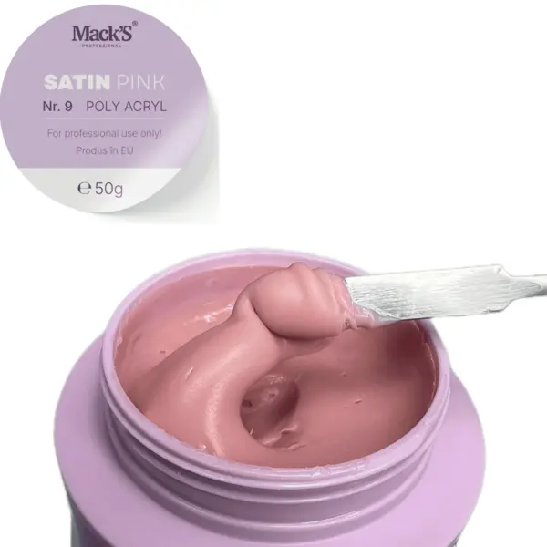 Poly Acryl Satin Pink Macks 50gr - PA-DRP-50
