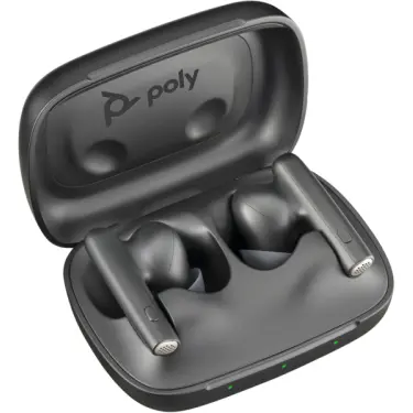POLY Casti intraauriculare Poly Voyager Free 60 UC + adaptor USB-C BT700 + carcasa de incarcare simpla, Negru