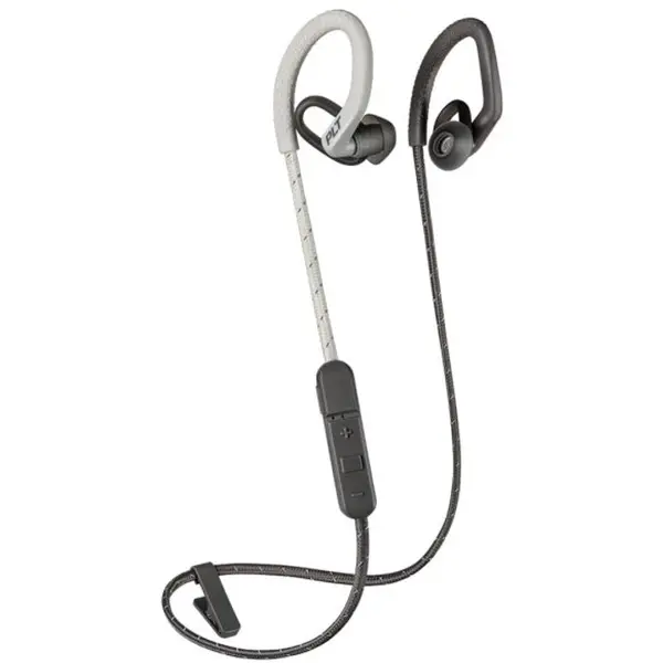 POLY Casti PLANTRONICS BackBeat FIT 350, Bluetooth, In-Ear, Microfon, alb-gri