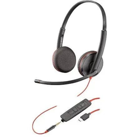 POLY Casti Plantronics Blackwire 3225 (209751-101) Banda de fixare pe cap Conector 3,5