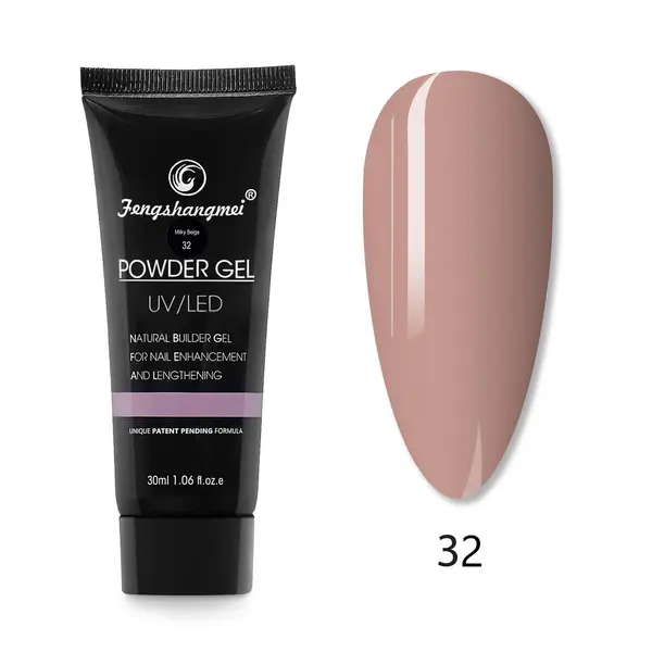 Polygel FSM 30gr- 32 Milky Beige - POLYF-01