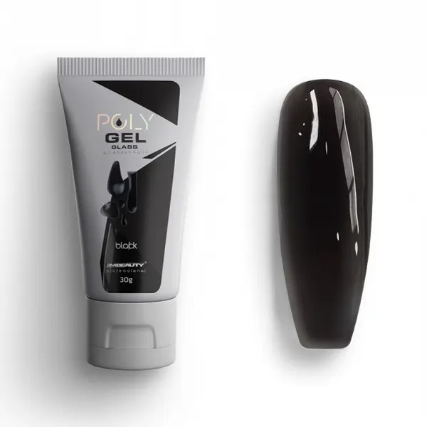 Polygel Glass 2M Hema Free - Black 30gr