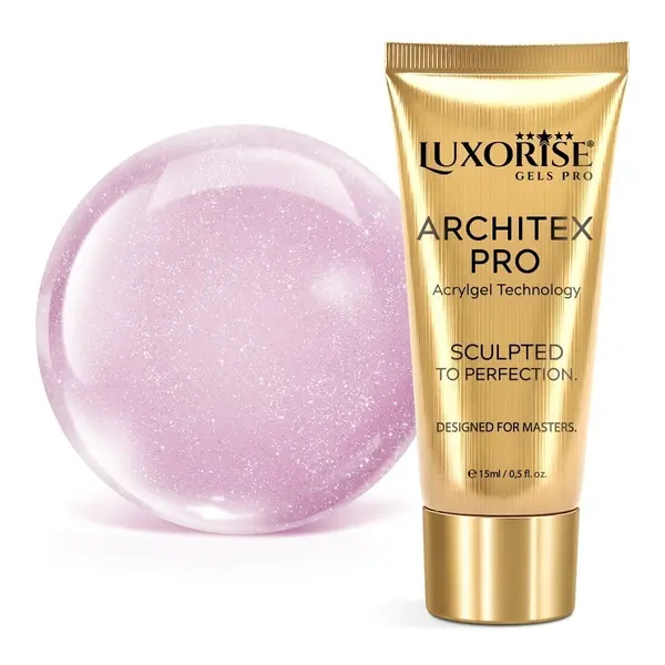 Polygel LUXORISE ARCHITEX PRO - Atelier Rosé Collection, Rose Reflection, 15ml