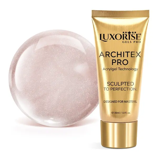 Polygel LUXORISE ARCHITEX PRO - Divine Sheen Collection, Champagne Pearl, 30ml