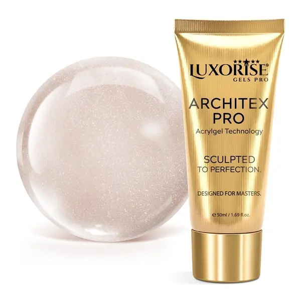 Polygel LUXORISE ARCHITEX PRO - Divine Sheen Collection, Moonlight Glow, 50ml