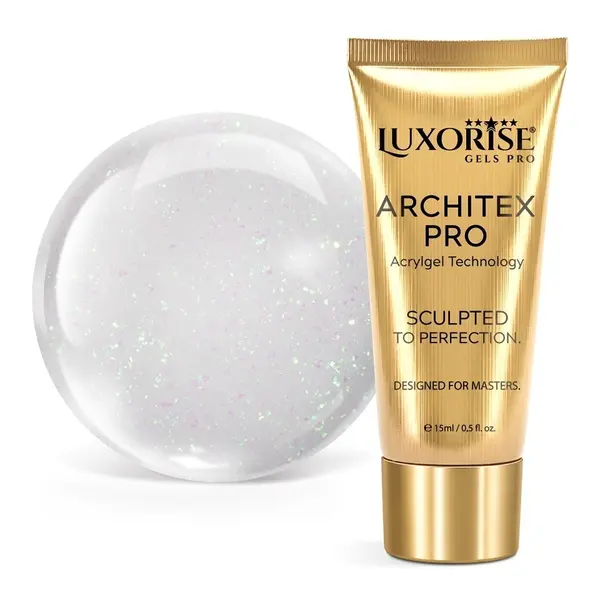 Polygel LUXORISE ARCHITEX PRO - Divine Sheen Collection, Pure Aura, 15ml