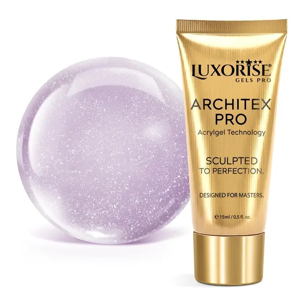 Polygel LUXORISE ARCHITEX PRO - Intense Elegance Collection, Poetry Purple, 15ml