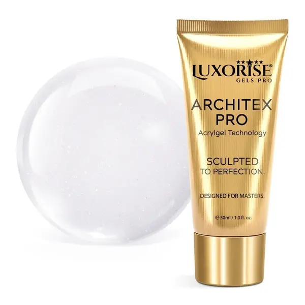 Polygel LUXORISE ARCHITEX PRO - Pure Perfection Collection, Milky Pearl, 30ml