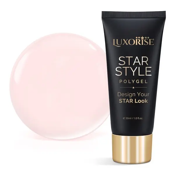 Polygel LUXORISE STAR STYLE - STAR NUDE Collection, Warm Backstage, 30ml