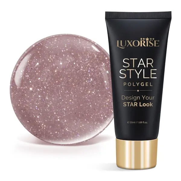 Polygel LUXORISE STAR STYLE - STAR SIGNATURE Collection, Bronze Whisper, 50ml