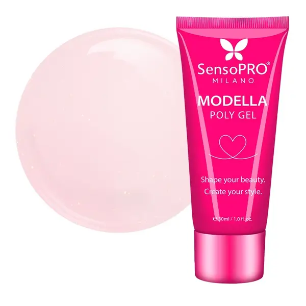 Polygel MODELLA SensoPRO Milano - Milano Blush, 30ml
