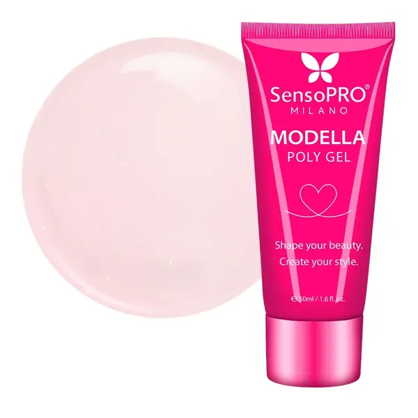 Polygel MODELLA SensoPRO Milano - Milano Blush, 50ml