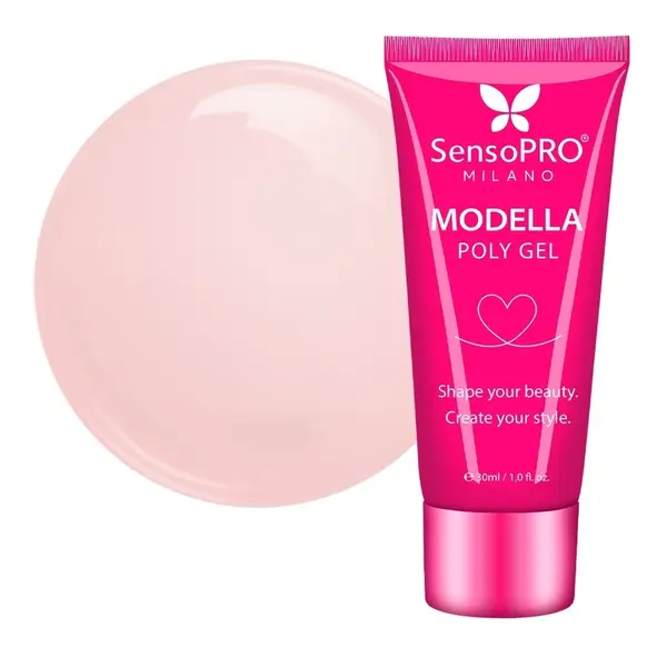 Polygel MODELLA SensoPRO Milano - Nude Whisper, 30ml